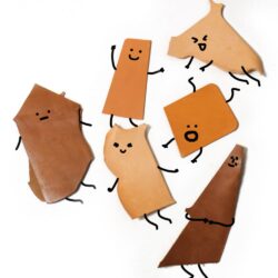 角落小皮革｜碎皮｜邊角料