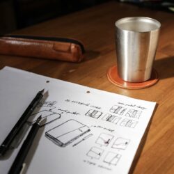 Alternative view of 牛皮防水杯墊｜空白無LOGO