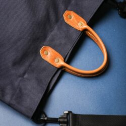 簡約L號真皮帆布購物袋｜可拆式背帶 的另一種觀點