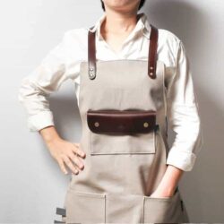 全身式工作圍裙｜油蠟皮肩掛式 的另一種觀點