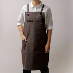 全身式工作圍裙｜米白織帶肩掛式 的另一種觀點