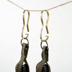 復古黃銅掛勾捲線器